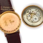 Movado Cal.470 18ct Pink Gold, Ruby Studded Dial, c1958 mobile navigation (37)