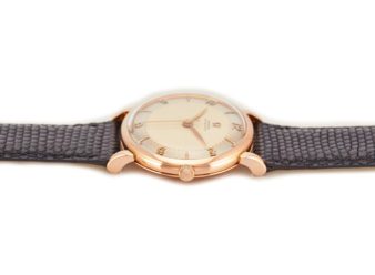 Omega Cal.28.10 RA SC PC Early Bumper Automatic, 18ct Pink Gold 1946