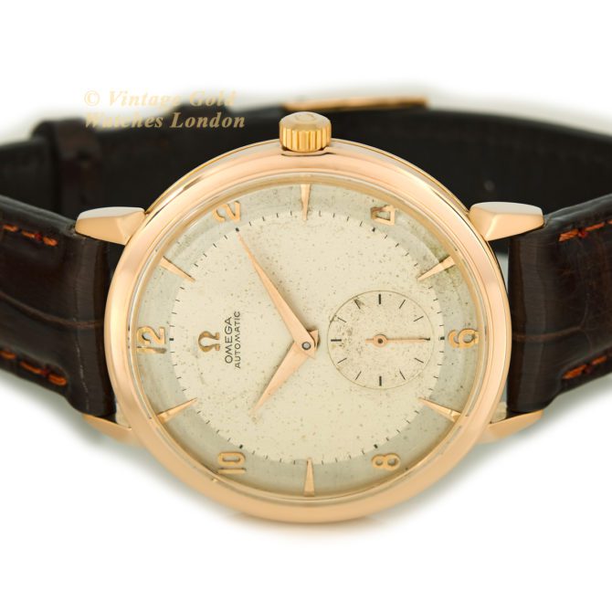 Omega Automatic 18ct Pink Gold Cal.491 1955 37.5mm (42)