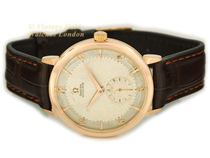 Omega Automatic 18ct Pink Gold Cal.491 1955 37.5mm (28)