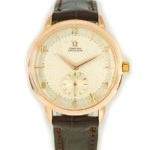 Omega Automatic 18ct Pink Gold Cal.491 1955 37.5mm mobile navigation (7)