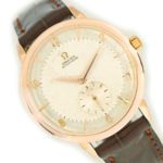 Omega Automatic 18ct Pink Gold Cal.491 1955 37.5mm mobile navigation (8)