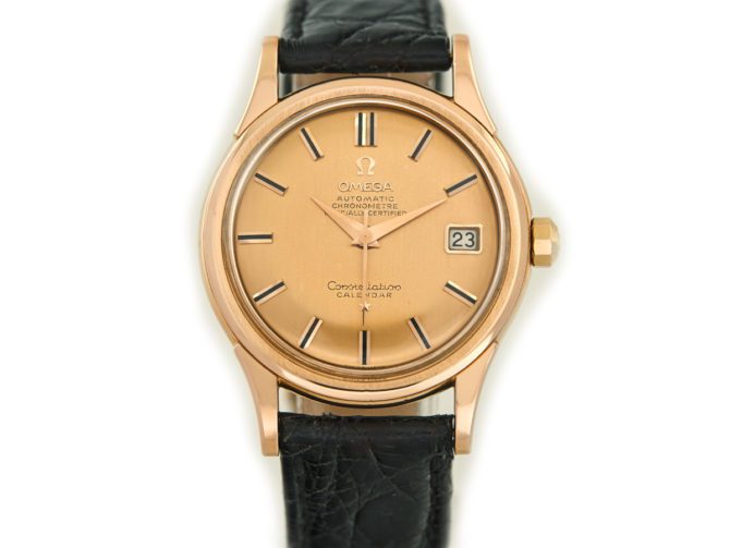 Omega Constellation Calendar 18ct Pink Gold Cal.504 1957 (7)