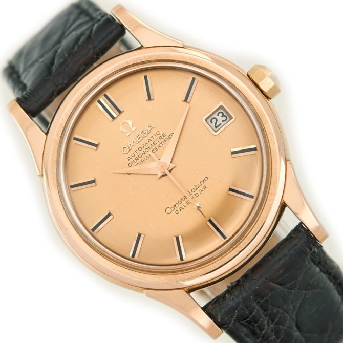 Omega Constellation Calendar 18ct Pink Gold Cal.504 1957 (9)