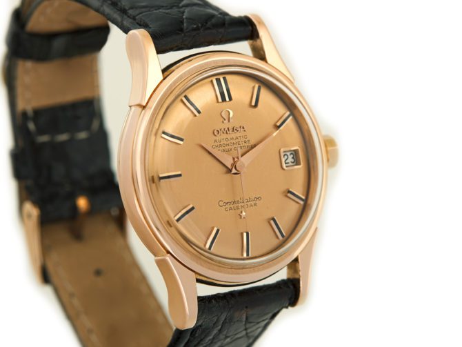 Omega Constellation Calendar 18ct Pink Gold Cal.504 1957 (10)