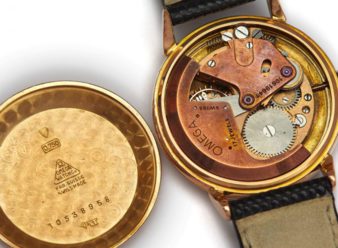 Omega Cal.28.10 RA SC PC Early Bumper Automatic, 18ct Pink Gold 1946 - hover