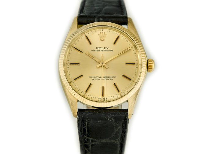 Rolex Oyster Perpetual Cal.1570 14ct 1964 (6)
