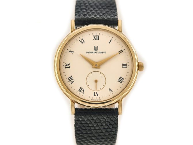 Universal Geneve Cal.7001 18ct c1980 (8)