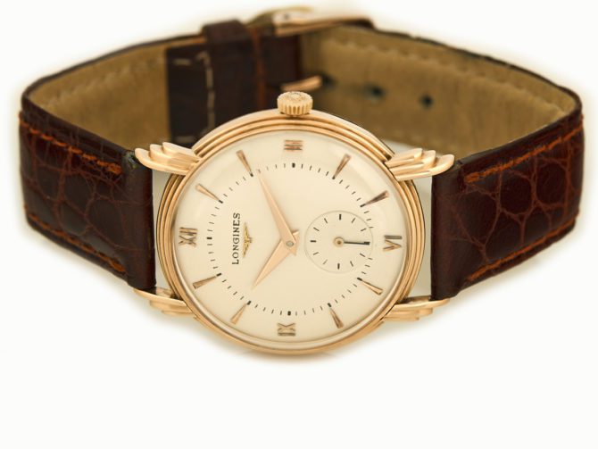 Longines Cal.23M 14ct Pink Gold 1946 (5)
