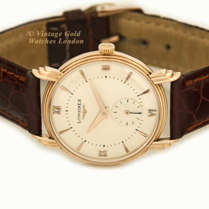 Longines Cal.23M 14ct Pink Gold 1946 (42)