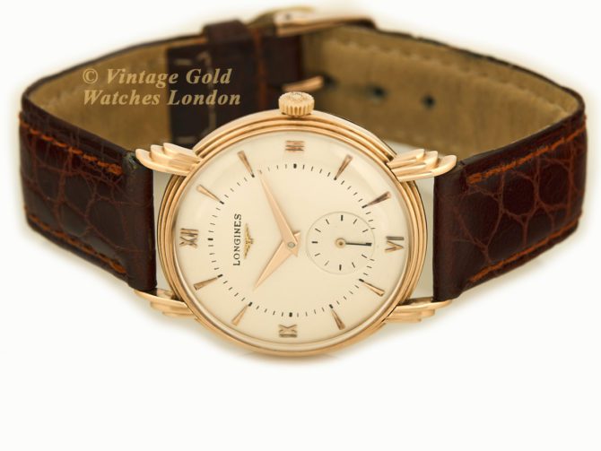 Longines Cal.23M 14ct Pink Gold 1946 (28)