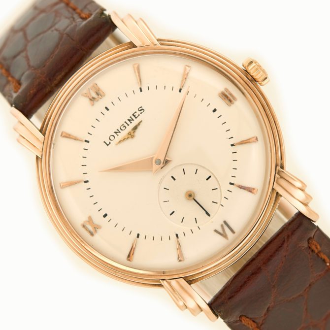 Longines Cal.23M 14ct Pink Gold 1946 (9)