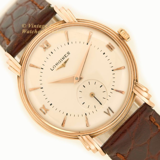 Longines Cal.23M 14ct Pink Gold 1946 (44)