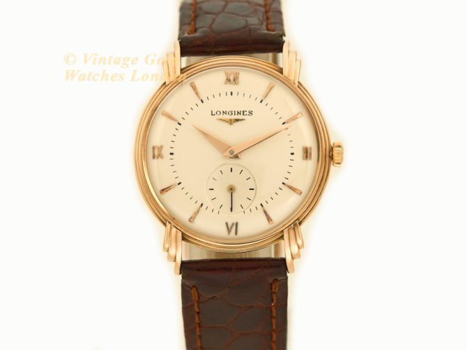 Longines Cal.23M 14ct Pink Gold 1946 (22)