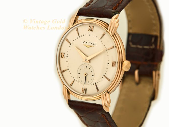 Longines Cal.23M 14ct Pink Gold 1946 (24)