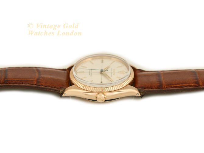 Rolex Oyster Perpetual Cal.1030 18ct Pink Gold 1955 (32)
