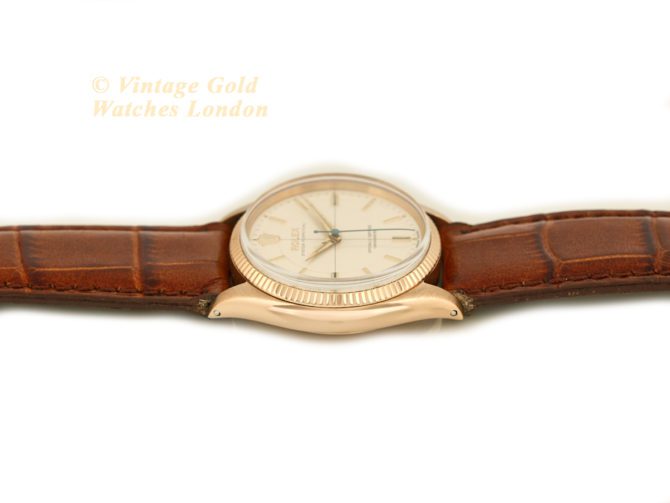 Rolex Oyster Perpetual Cal.1030 18ct Pink Gold 1955 (34)