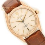Rolex Oyster Perpetual Cal.1030 18ct Pink Gold 1955 mobile navigation (16)