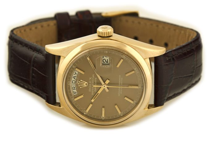Rolex Day-Date Ref 1803 18ct 1966 Chocolate Dial (7)