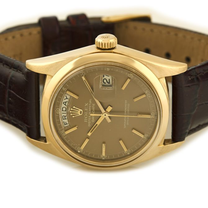 Rolex Day-Date Ref 1803 18ct 1966 Chocolate Dial (8)