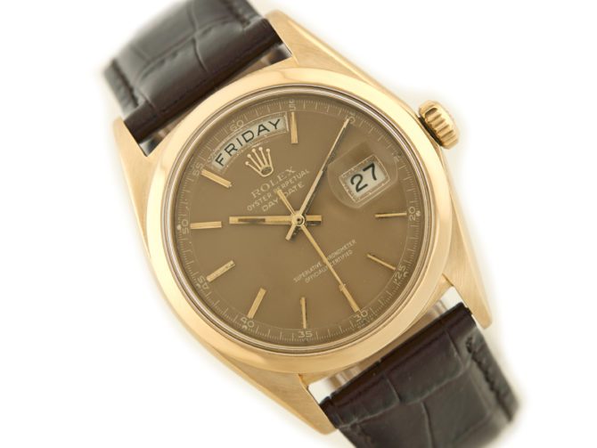 Rolex Day-Date Ref 1803 18ct 1966 Chocolate Dial (10)
