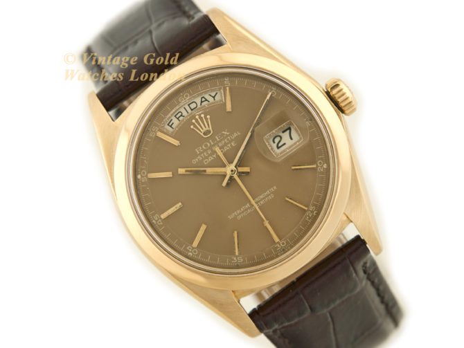 Rolex Day-Date Ref 1803 18ct 1966 Chocolate Dial (16)