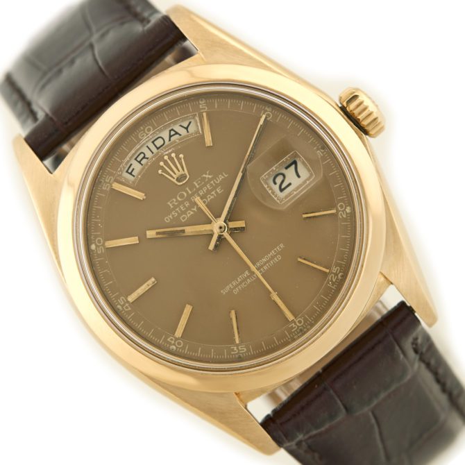 Rolex Day-Date Ref 1803 18ct 1966 Chocolate Dial (11)