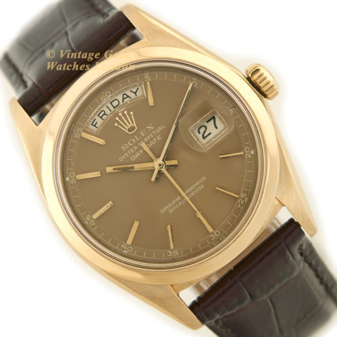 Rolex Day-Date Ref 1803 18ct 1966 Chocolate Dial (44)