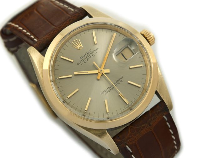 Rolex Oyster Perpetual Date Cal.1560 14ct 1960 (14)