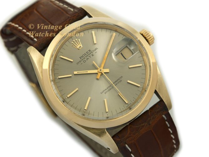 Rolex Oyster Perpetual Date Cal.1560 14ct 1960 (18)