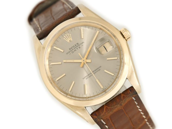 Rolex Oyster Perpetual Date Cal.1560 14ct 1960 (5)