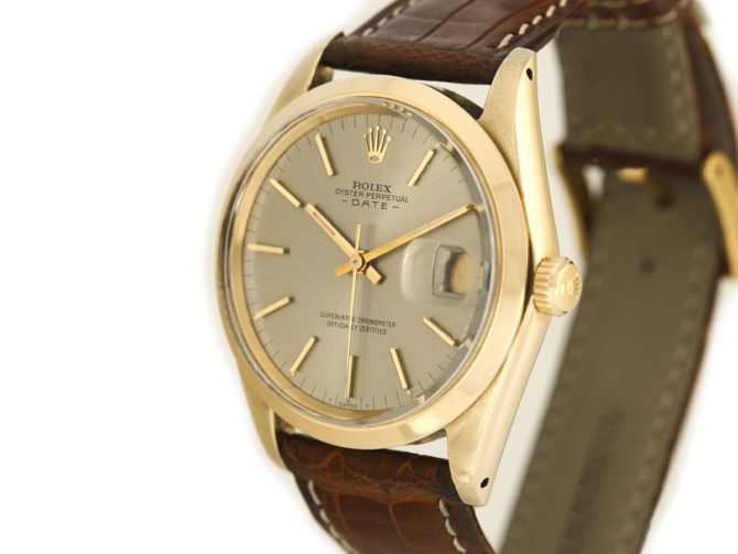 Rolex Oyster Perpetual Date Cal.1560 14ct 1960 (7)