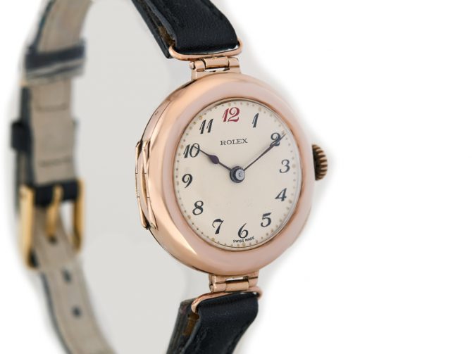 Ladies Rolex 9ct Pink Gold 1915 (11)