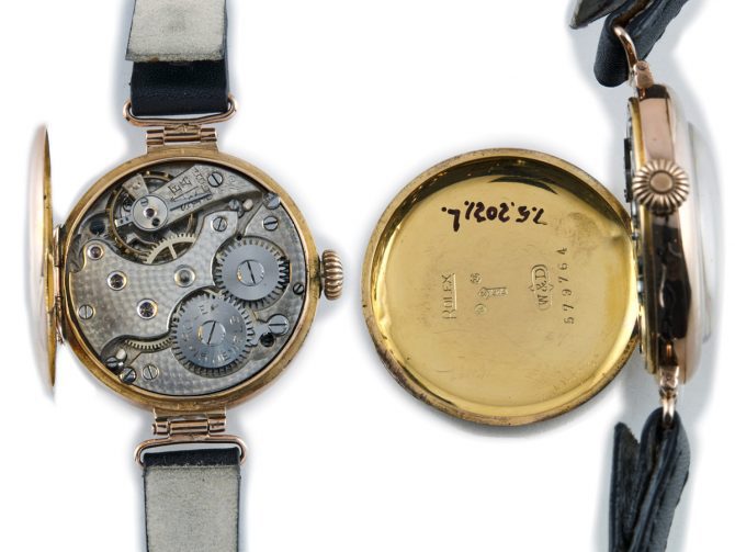 Ladies Rolex 9ct Pink Gold 1915 (13)