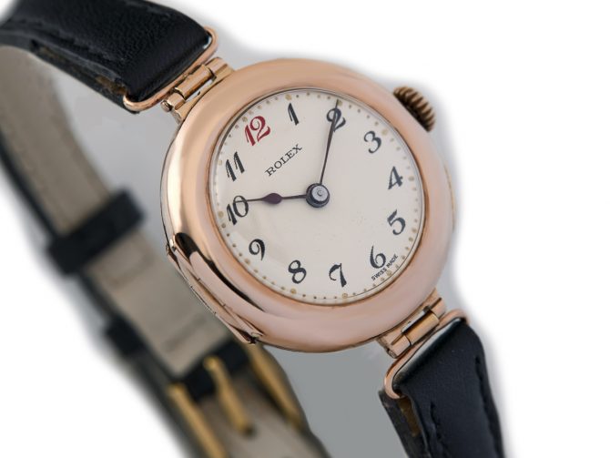 Ladies Rolex 9ct Pink Gold 1915 (15)