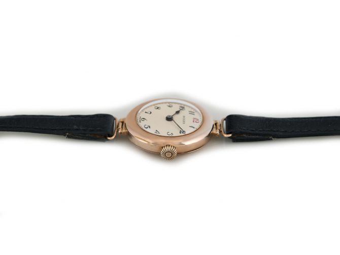Ladies Rolex 9ct Pink Gold 1915 (3)