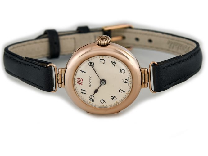 Ladies Rolex 9ct Pink Gold 1915 (5)