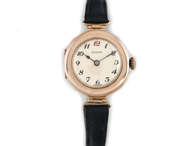 Ladies Rolex 9ct Pink Gold 1915 (7)