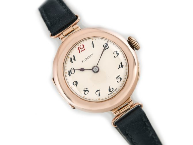 Ladies Rolex 9ct Pink Gold 1915 (8)
