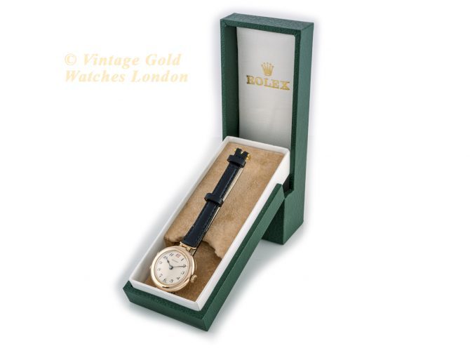 Ladies Rolex 9ct Pink Gold 1915 (40)