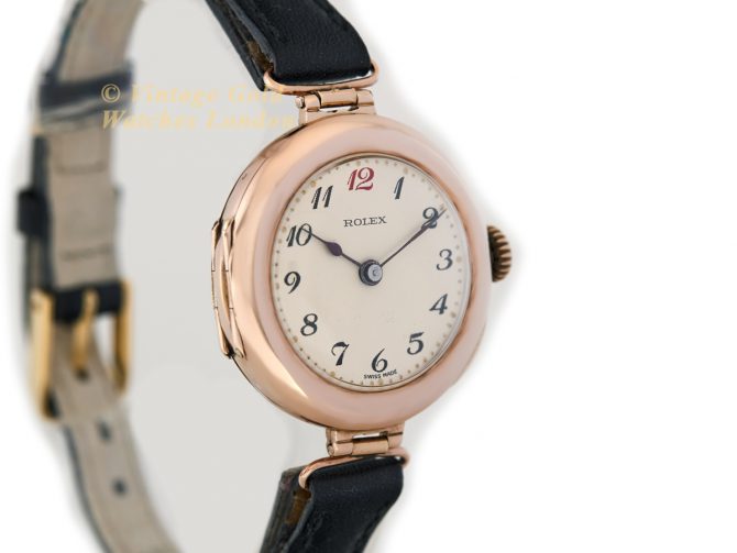 Ladies Rolex 9ct Pink Gold 1915 (20)
