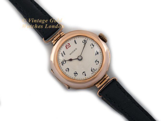 Ladies Rolex 9ct Pink Gold 1915 (30)