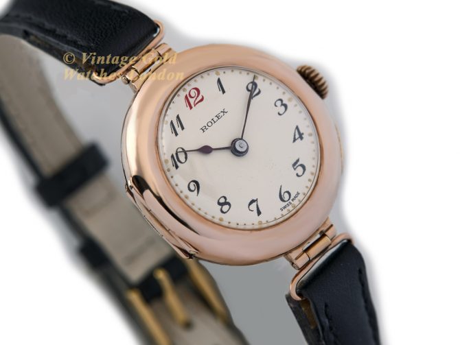 Ladies Rolex 9ct Pink Gold 1915 (18)