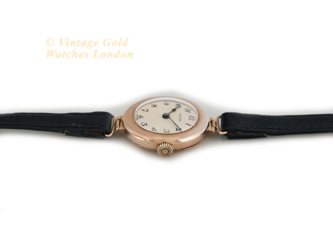 Ladies Rolex 9ct Pink Gold 1915 (32)