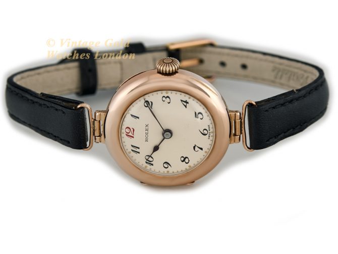 Ladies Rolex 9ct Pink Gold 1915 (28)