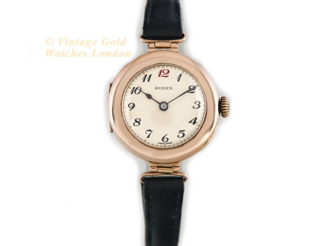 Ladies Rolex 9ct Pink Gold 1915 (22)