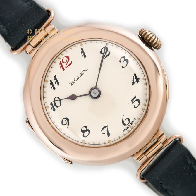 Ladies Rolex 9ct Pink Gold 1915 (44)