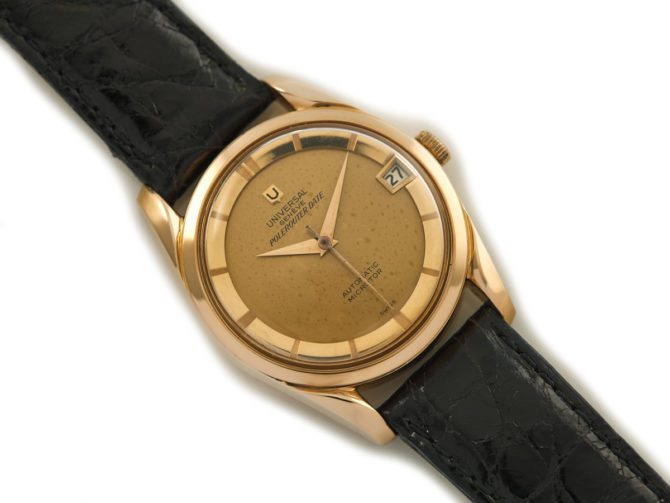 Universal Geneve Cal.215-1 18ct Pink Gold 1961 (1)