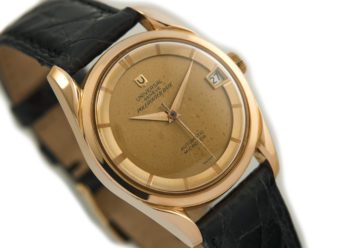 Universal Geneve Cal.215-1 18ct Pink Gold 1961 - hover