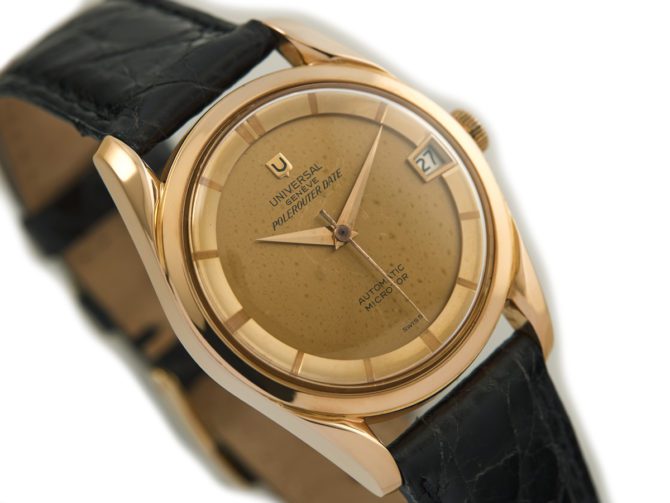 Universal Geneve Cal.215-1 18ct Pink Gold 1961 (2)